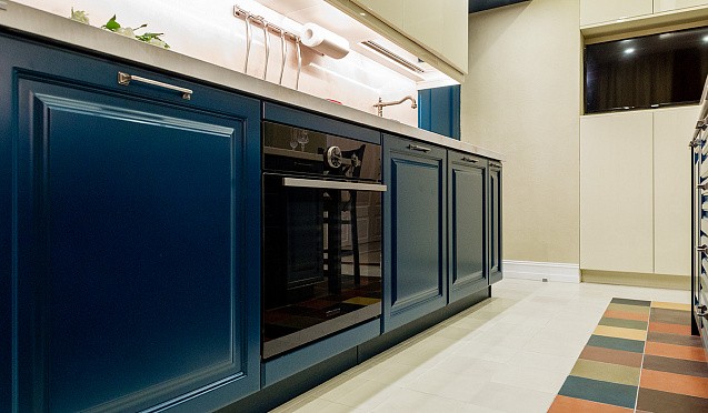Синие кухни Кухня Катарина