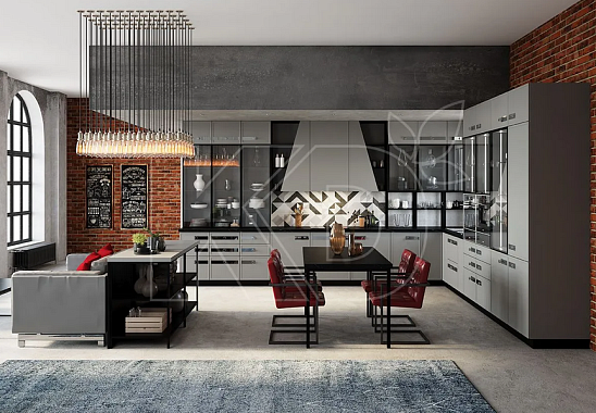 Кухни мдф в стиле модерн