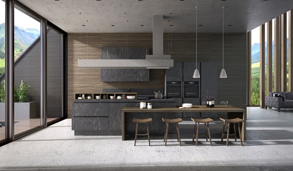 Черная кухня в Новосибирске