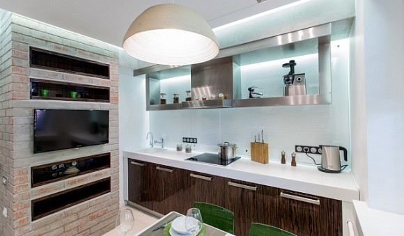 Глянцевая кухня в Казани