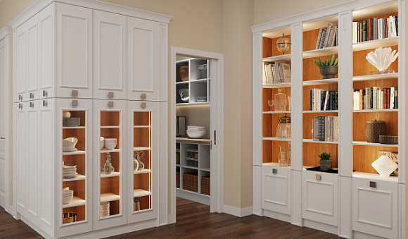 Светлая кухня в Екатеринбурге