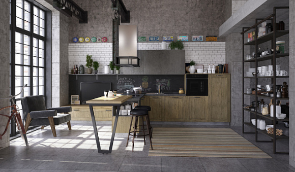 Серая кухня в Южно-Сахалинске