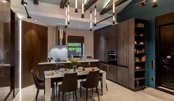 Кухня-гостиная в стиле лофт