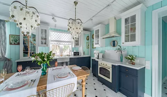 Синяя кухня в Наро-Фоминске