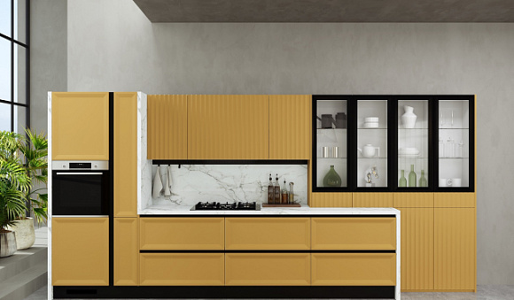 Желтая кухня в Южно-Сахалинске