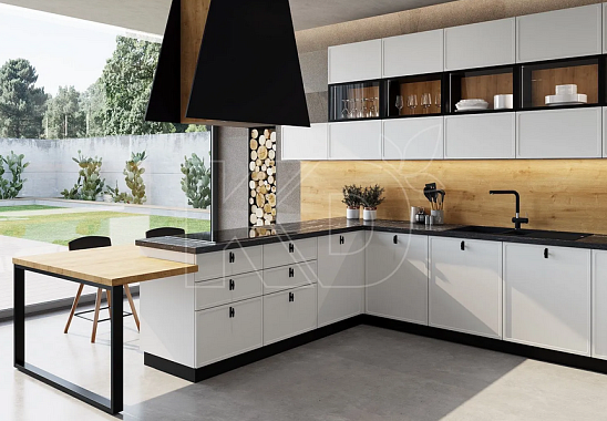 Кухни мдф в стиле модерн