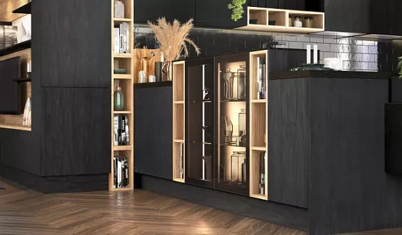 Черная кухня в Новосибирске