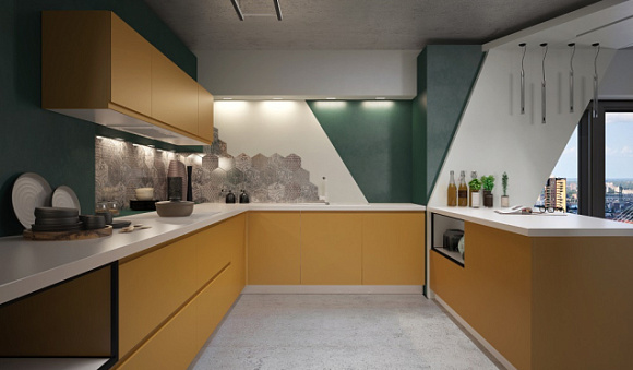 Желтая кухня в Южно-Сахалинске