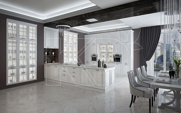 Интерьер кухни классика