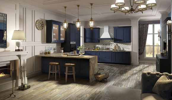 Дизайн стен на кухне