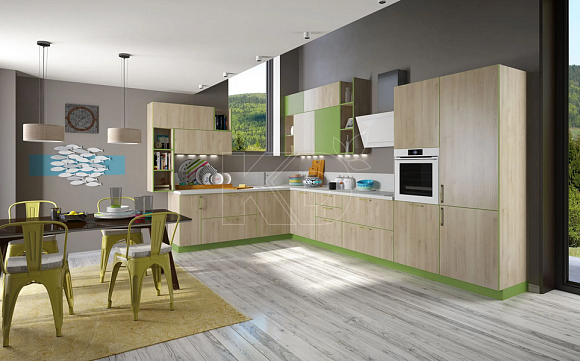 Угловые кухни модерн