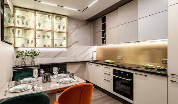 Как менялась мода на форму кухонь