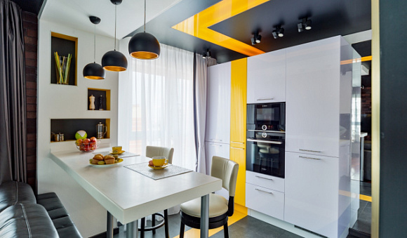 Белая кухня в Липецке