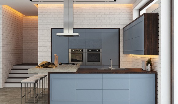 Синяя кухня в Наро-Фоминске