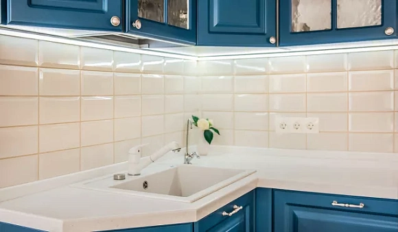 Синяя кухня в Казани