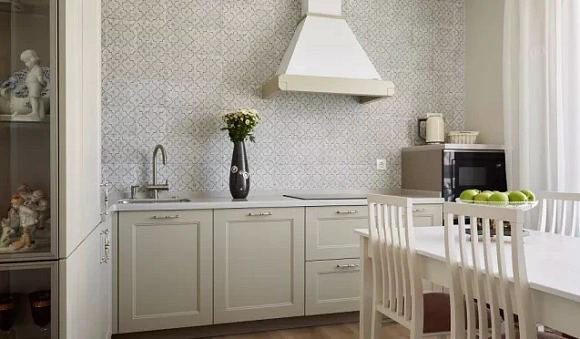 Бежевая кухня во Владикавказе