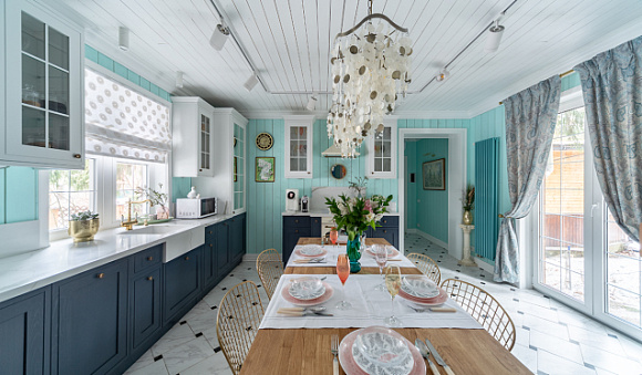 Синяя кухня в Казани