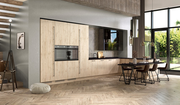 Бежевая кухня во Владивостоке