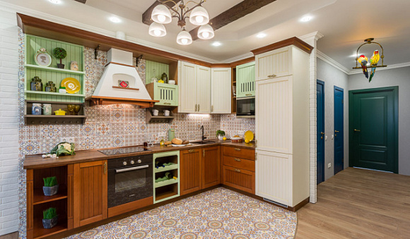 Стиль Кантри в кухонном пространстве