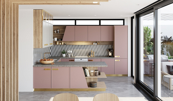 Светлая кухня в Санкт-Петербурге