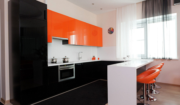 Глянцевая кухня в Анапе