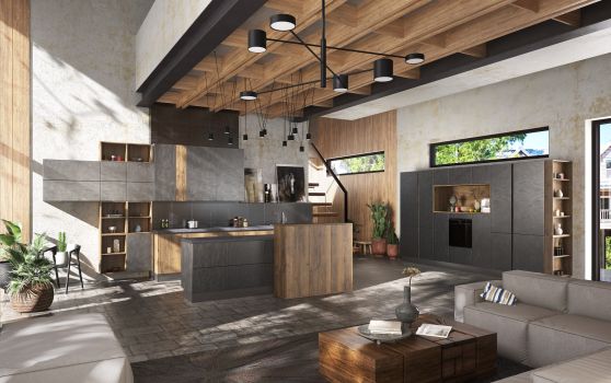 Модные серые кухни в классическом стиле и стиле модерн