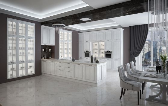 Дизайн кухни в студии